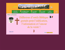 Tablet Screenshot of biblelapomme.fr