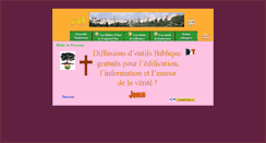 Desktop Screenshot of biblelapomme.org